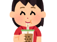 drink_tapioka_tea_woman